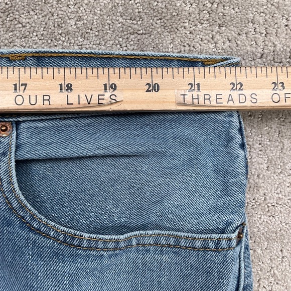 Levis 560 Jeans Men 44W 30L Blue Comfort Fit Relaxed Fit Light Wash Denim VTG - Picture 7 of 15